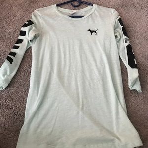 RARE Mint green VS pink mid sleeve shirt